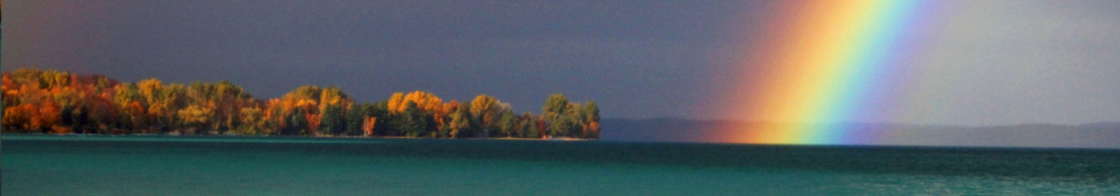 "Torch Lake - Where the Rainbow Stores its Colors" image