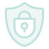 a shield and lock icon