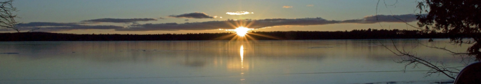 lake sunset
